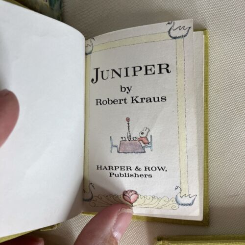 The Bunny's Nutshell Library by Robert Kraus 1965 Harper Row Boxed 4 Mini Books - Picture 14 of 23