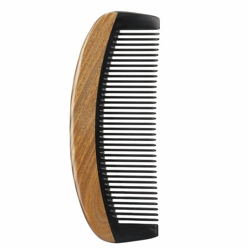 Natural Wood Hair Comb Anti Static Handmade Wooden Green Sandalwood Horn Combs - Picture 11 of 11