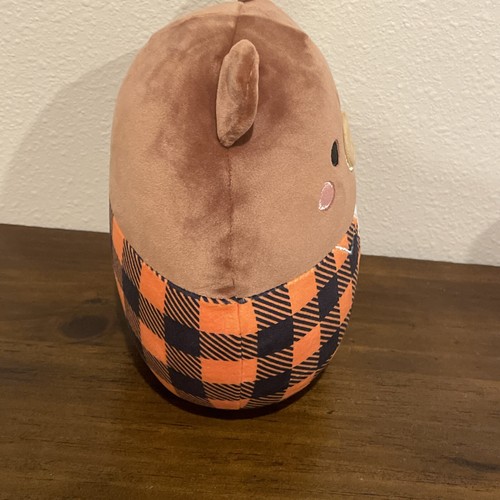 New Squishmallows 8" OMAR the Halloween Bear Black & Orange Plaid Pants 2023 - 第 5/13 張圖片
