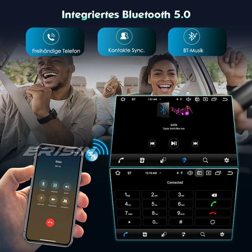 8-Kern Android 14 Autoradio GPS Für Audi A4 S4 RS4 Seat Exeo DAB+CarPlay DSP DVD - Bild 5 von 20