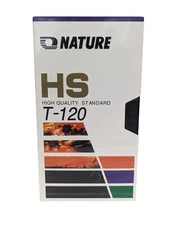 Nature HS High Quality Standard T-120 Blank VHS Tape NOS