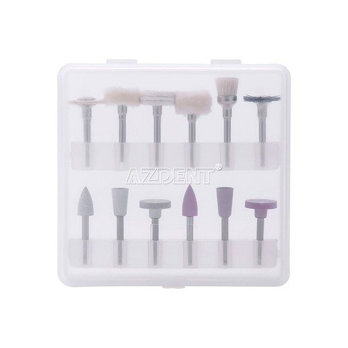 Pulidora de vástago RA 12 piezas de fresas de pulido compuesto dental para pieza de mano de baja velocidad - Imagen 16 de 17