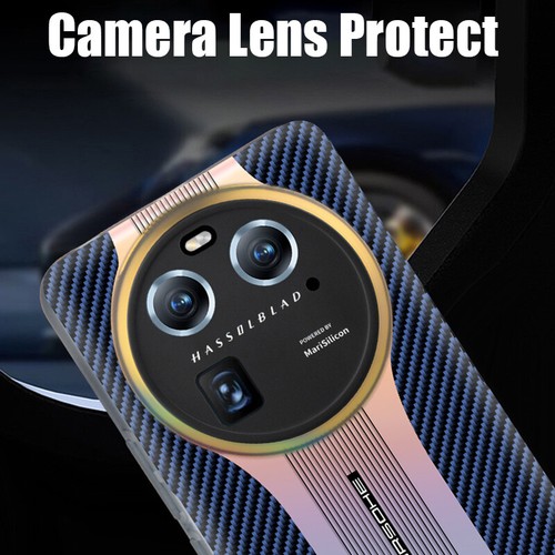 Fashion Laser IMD Carbon Fiber Skin shockproof Back case For vivo X100 X90 Pro+ - Picture 5 of 18