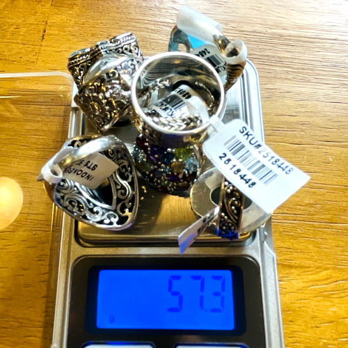 JTV QVC SHOPLC Sterling Silber 925 Vintage Bali Legacy verschiedene Edelstein Ringe LESEN - Bild 22 von 22