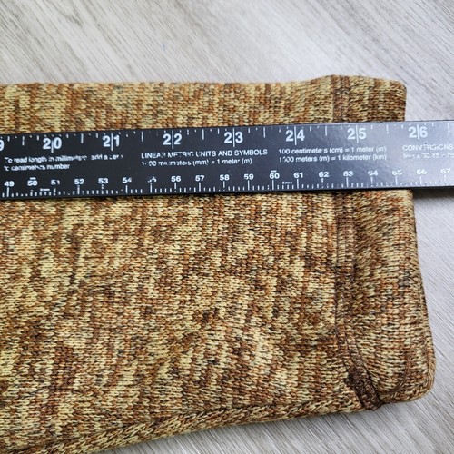 Eddie Bauer Mens Sweater Brown Size Large 1/4 Zip Pullover Mock Neck Fleece Line - Picture 17 of 21