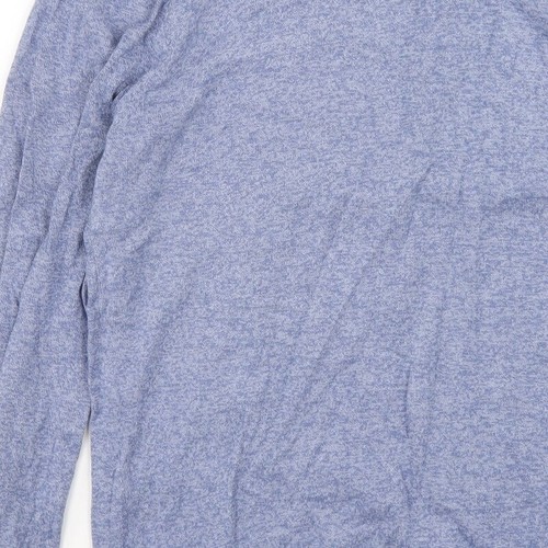 Suéter de algodón de cuello azul Brave Soul para hombre talla L - Imagen 11 de 12