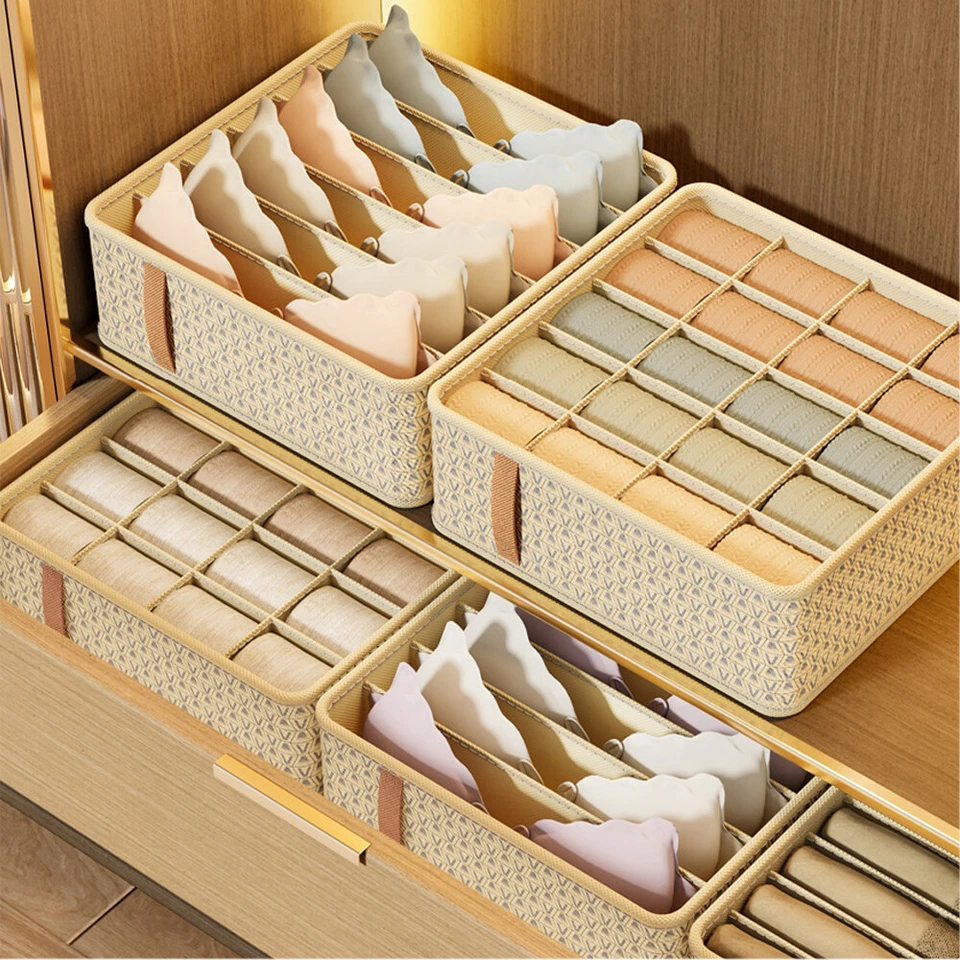 Underwear Bra Organizer Storage Box Divider Boxes Drawer Closet Organizers η - Image 4 of 4