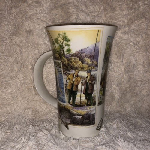 Dunoon Scottish Fine Stoneware Mug Country Sports Angling Fishing Richard Partis - Picture 3 of 12