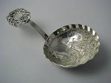 DUTCH SILVER SPOON MONKEY SPOON by G7S Gerardus Schoorl Holland Netherlands 1900