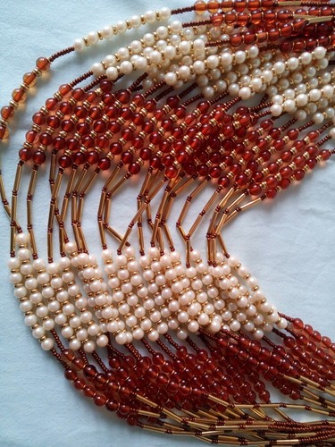 Collana 22 fili " Diana de Silva " , articolo 00952031. Nuova  - Picture 3 of 5