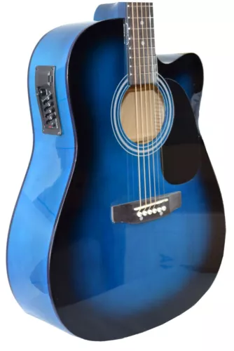 Electro-Acoustic Guitar 13 Colors 9v EQ (Canadian Brand)