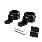 2xMount Brackets For UTV ATV RZR 4WD LED Whip Light Bar 1.75" to 2"Rollbar Cage