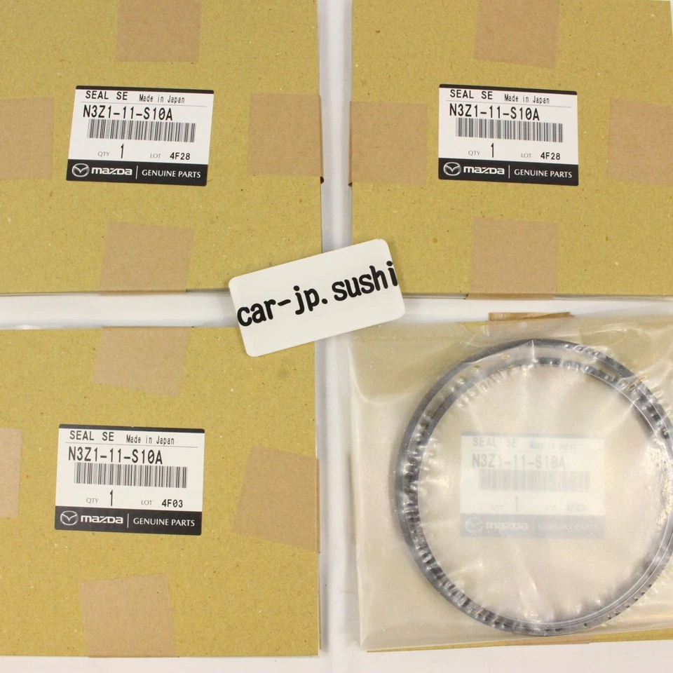 Juego de sellos de aceite de motor MAZDA RX-8 anillo de control de metal N3Z1-11-S10A x4 resorte x4 juego Foto 4 de 4