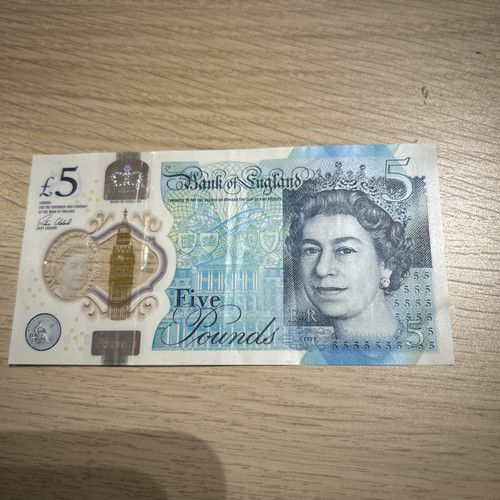 Rare CHURCHILL Polymer Five Pound Note AA08 Serial No. £5 - Picture 4 of 4