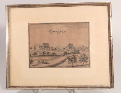 Kupferstich um 1800 Ehrenburg Amtshaus Grafschaft Hoya