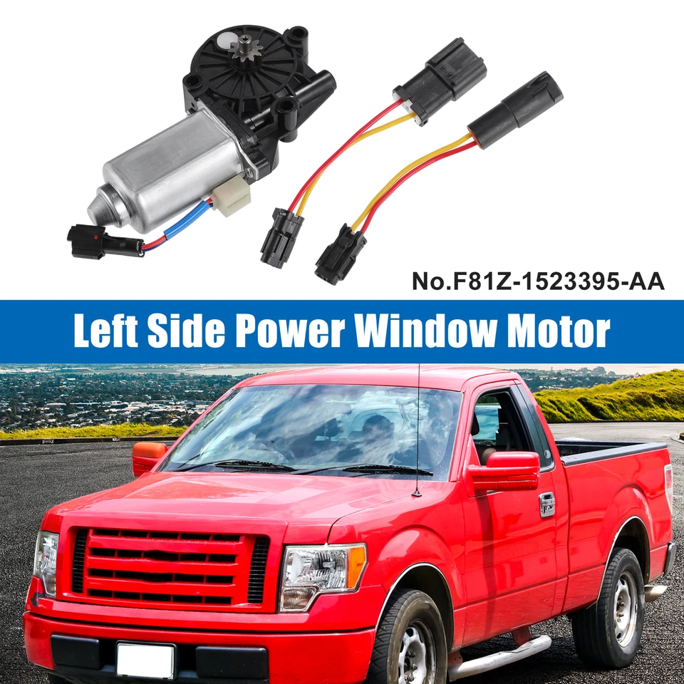 1 Set Left Side Power Window Motor with Wiring Harness for Ford F-250 F-350 1999 Foto 2 de 4