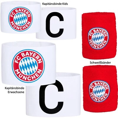 FC Bayern München Kapitänsbinde Spielführer Binde Kapitän oder Schweißbänder FCB