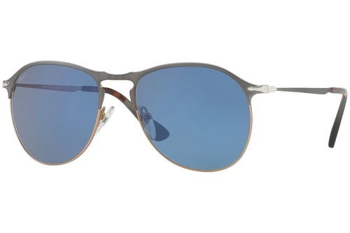 Persol 0PO0202S 960/R5 Striped brown/ Blue Soft Square Men's