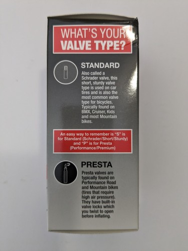 Bell Standard Valve Bicycle Inner Tube 20" fits width 1.75"- 2.25" 2 Tubes - Picture 4 of 6