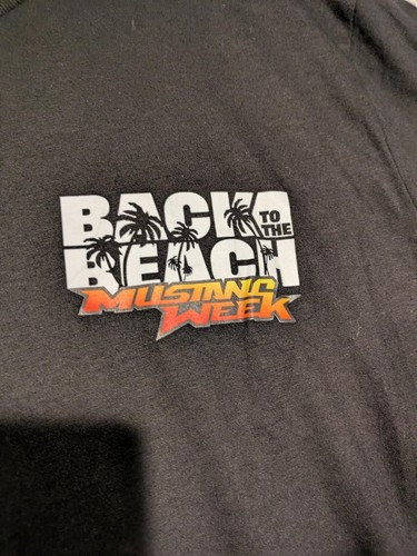 Mustang Week 2023 Back to the Beach Myrtle Beach Graphic Tee Herren XL - Bild 3 von 7