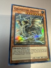 Yugioh Grandtusk Dragon POTE-EN033 1st Edition Super Rare 