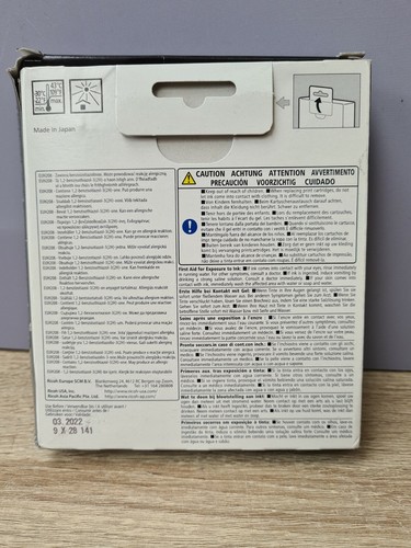 ORIGINAL 405761 BLACK INK CARTRIDGES FOR RICOH PRINTERS - Picture 3 of 3