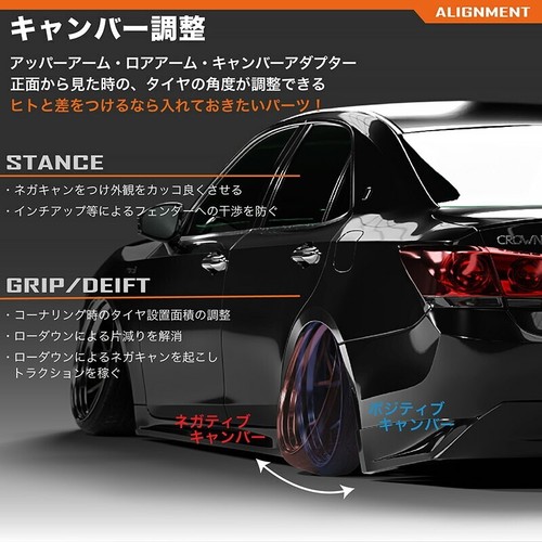 Skid Racing JZX100 JZX90 Short Stabilizer Link Set Front & Rear Adjustable - Bild 2 von 6