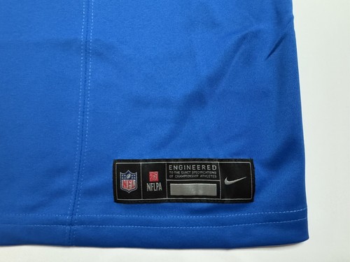 Camiseta deportiva grande Amon-Ra St marrón #14 vapor FUSE azul Detroit Lions auténtica - Imagen 6 de 10