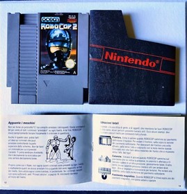 Robocop 2 Nintendo Nes Pal A Mattel Completo ITA