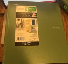 Five star 1.5 in Binder green