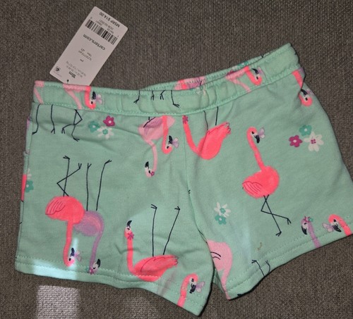 Lot of 2 Toddler Girls Shorts Carter's Brand, Size 12-18 months - Picture 2 of 6