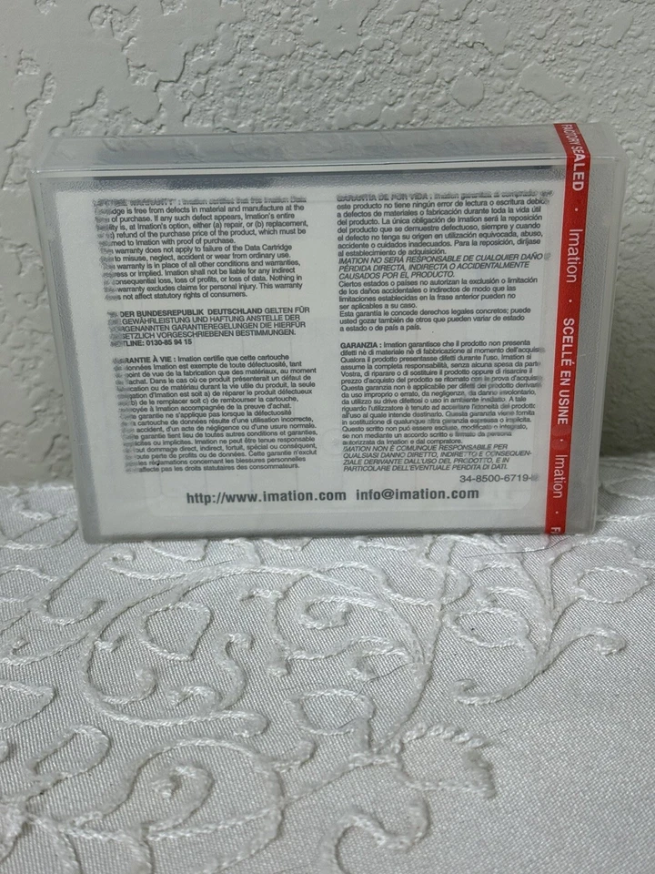 IMATION 3M TRAVAN MINICARTRIDGE PREFORMATTED  NEW SINGLE UNIT - Image 3 of 4