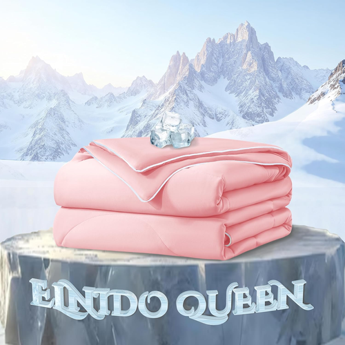 Cooling Comforter for Hot Sleepers, Summer Cooling Blanket Queen Size for Night - Picture 10 of 12