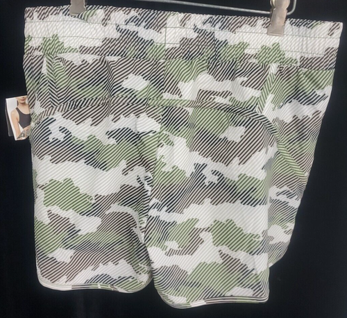 Aviva Womans Active Camo Print Running Shorts Size M 8-10 NWT Moisture Wicking - Picture 5 of 7