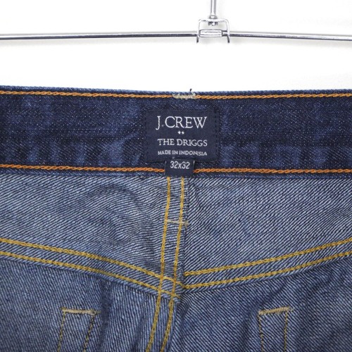 J. Crew The Driggs Mens 32x32 Straight Leg Denim Blue Jeans Style C9894 - Picture 7 of 16