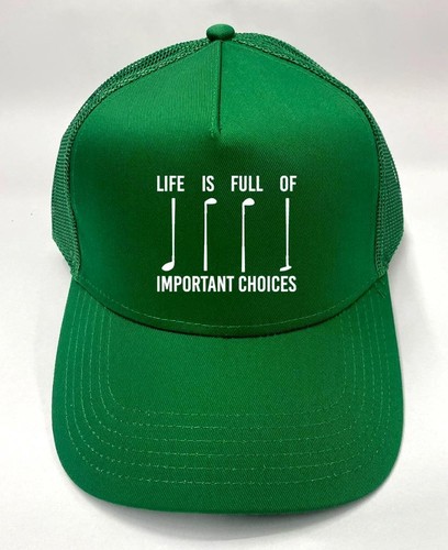 NW PRINTED GOLF MESH FUNNY GOLFER "FORE LIFE IS" HAT ADJUSTABLE SNAPBACK CAP HAT - Picture 10 of 23