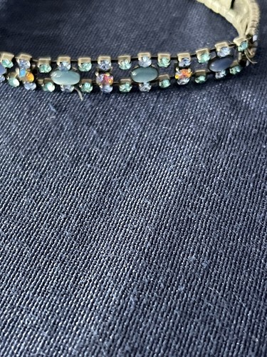 Cookie Lee Blue Gemstone Stretch Bracelet - Picture 5 of 5
