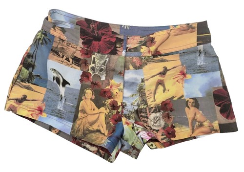 Cobey by Calzedonia Hawaii Surfer Badeshorts Damen Größe Small Urlaub Rarität
