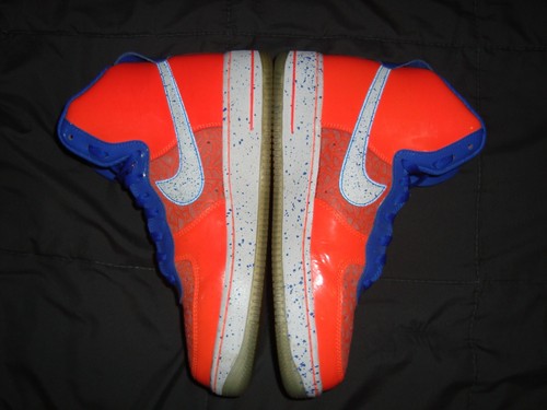 Nike Air Force 1 High Sheed CMFT Premium RW QS Sz 9.5 Pre-Owned NO BOX NY Knicks - Picture 6 of 13