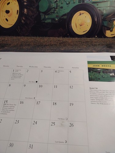 2008 John Deere 16-month Wall Calendar Voyageur Press (September 2007-Dec 2008) - Picture 4 of 12
