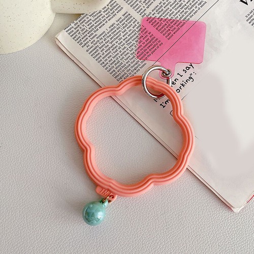 Universal Hanging Ring for Phone Soft Silicone Lanyard Strap Anti-Lost Bracelet` - Photo 19 sur 21