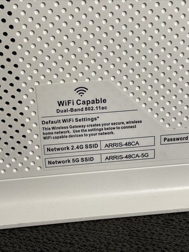 Cable módem tabla de surf ARRIS WIFI router Xfinity SVG2482AC- 1750 MBPS cable de 4 bits - Imagen 5 de 7