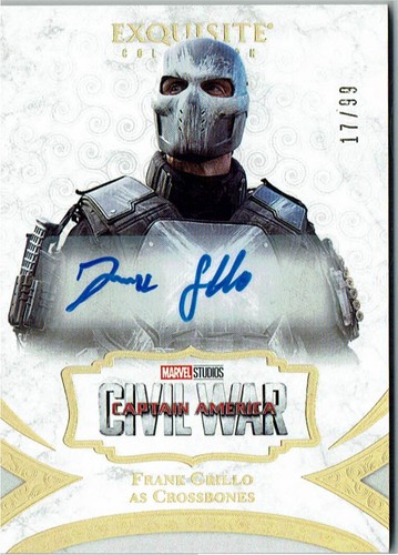 Marvel Black Diamond Auto Exquisit A-FG Frank Grillo as Crossbones #17/99