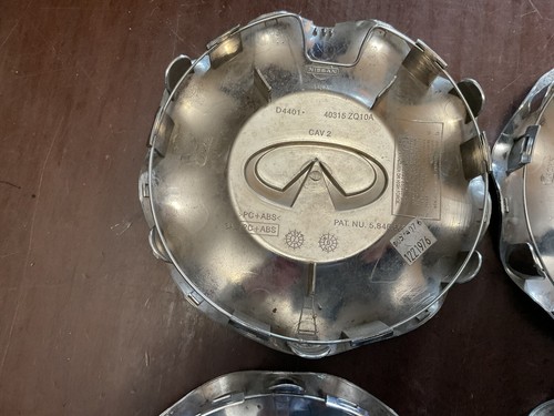 Set Of Four, 2008-10- INFINITI, OX56 Center Caps- #40315 ZQ10A - Picture 3 of 11