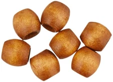 Maple Barrel Wood Beads 13mmX11mm 18/Pkg 13mm by 11mm