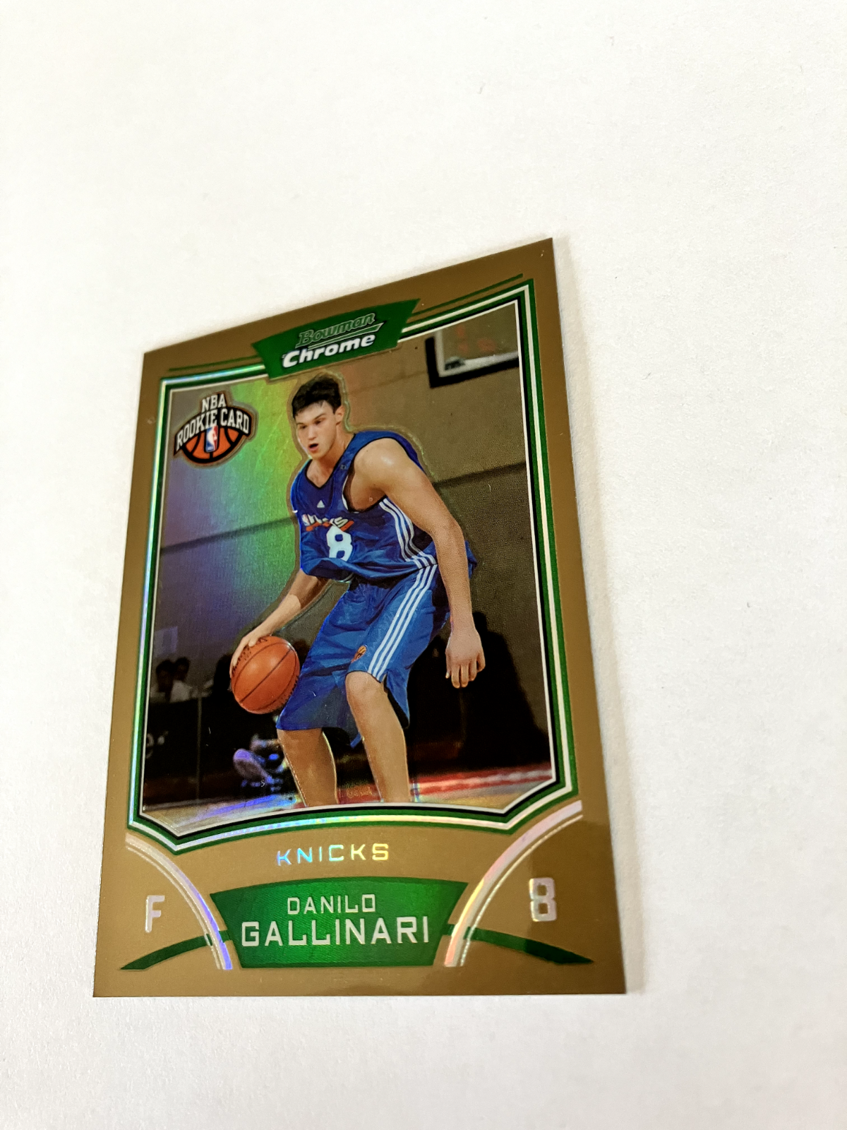 NBA Gold Refractor Danilo Gallinari RC-