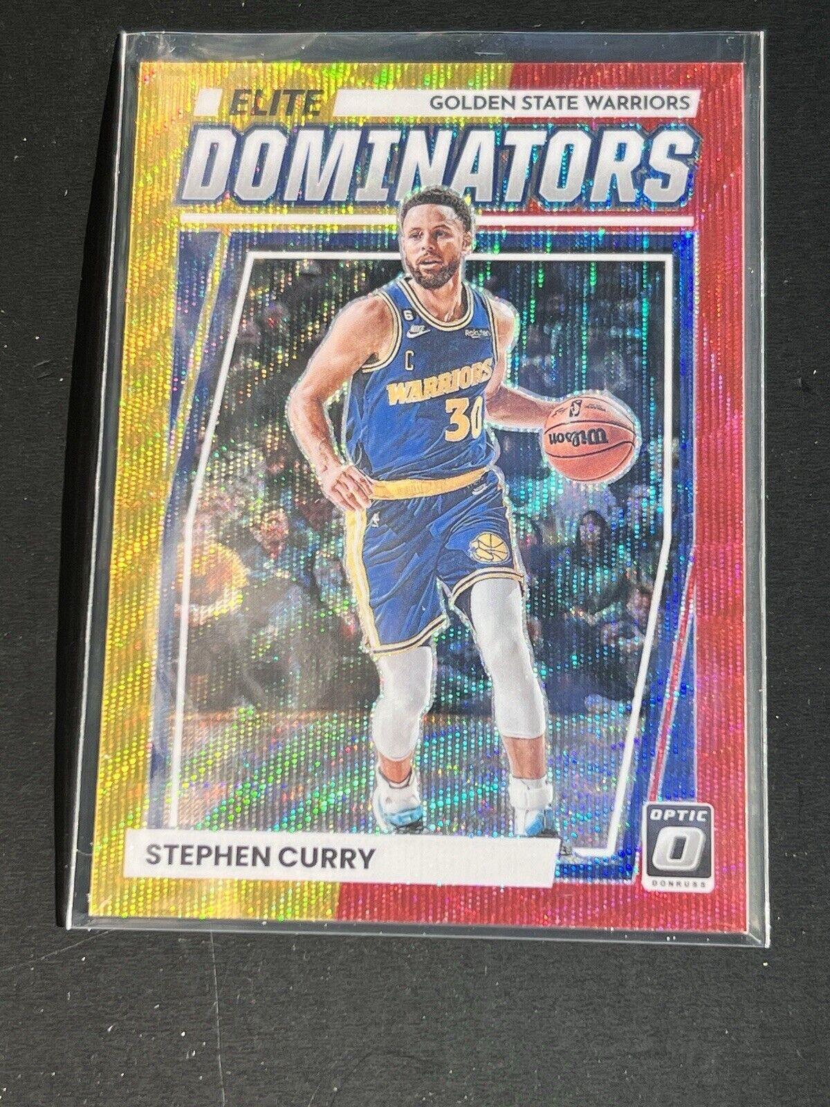 2022-24 Panini Donruss Optic - Elite Dominators Red Prizm #7 Stephen Curry /99