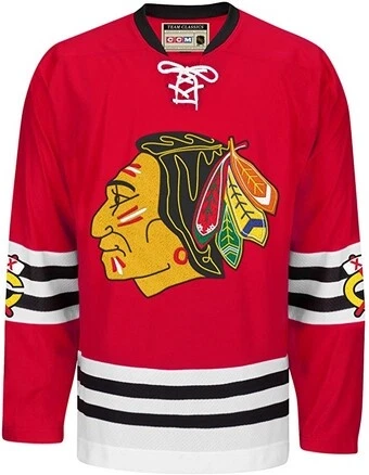 Chicago blackhawks ccm reebok nhl cheap vintage premier black jersey
