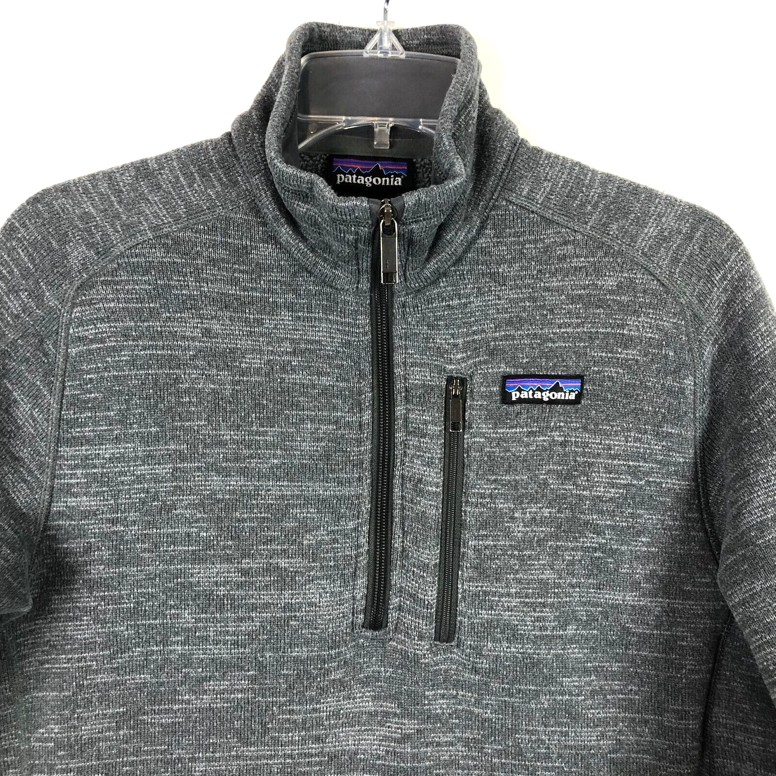 patagonia better sweater pullover 1/4 zip fleece jacket