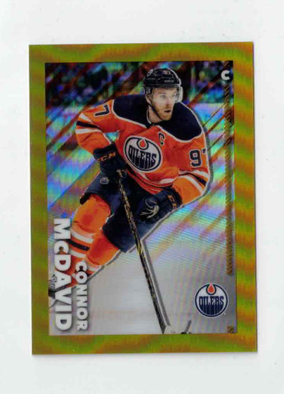 2022-23 Topps Chrome GOLD Refractor Sticker #193 Connor McDavid /50